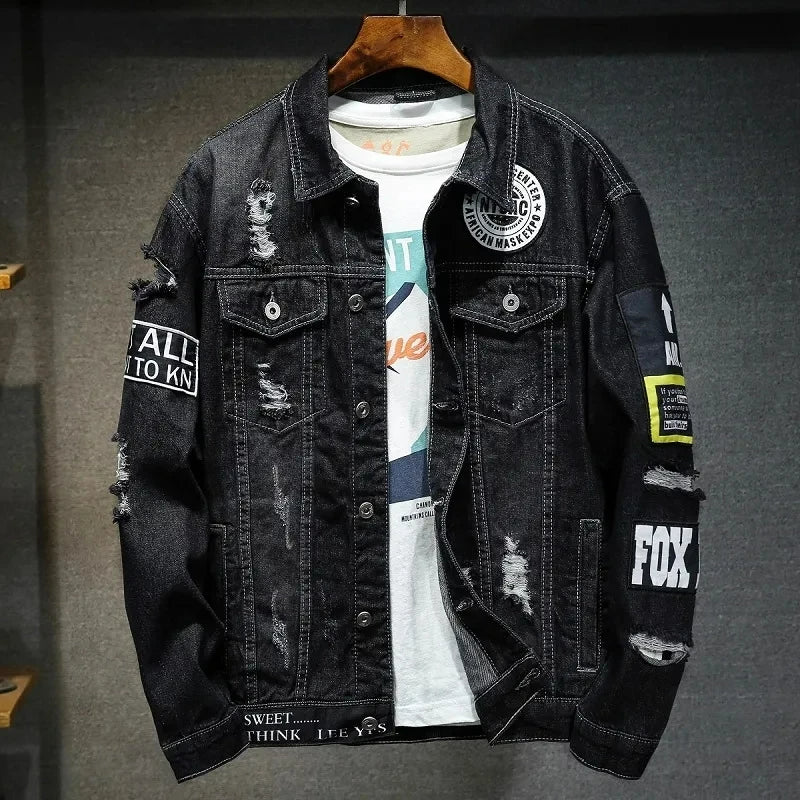 LOFTALIA 901 BLACK DENIM JACKET