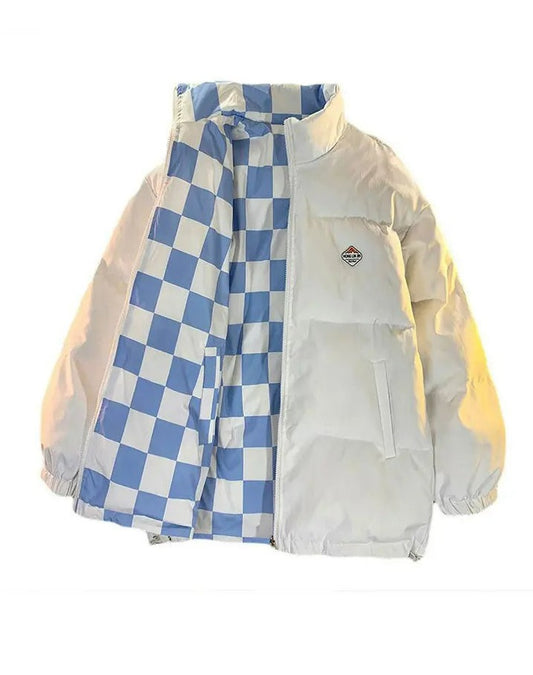 LOFTALIA DOUBLE FACED CHECKER COAT