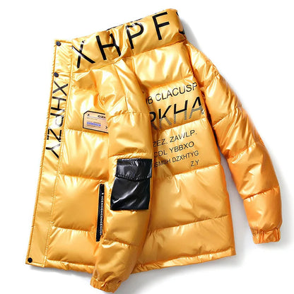 LOFTALIA GLOSSY PUFFER JACKET